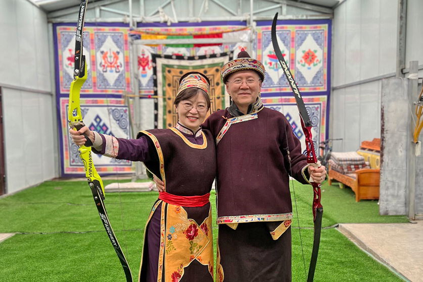 Gongbo whistling archery in Nyingchi