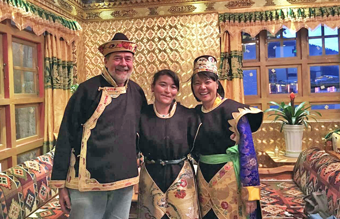 Traditional Gongbo outfit in Nyingchi