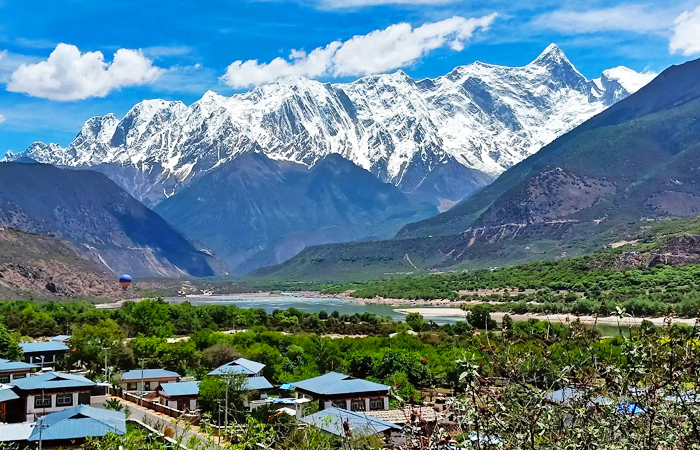 The majestic view of Mount Namcha Barwa