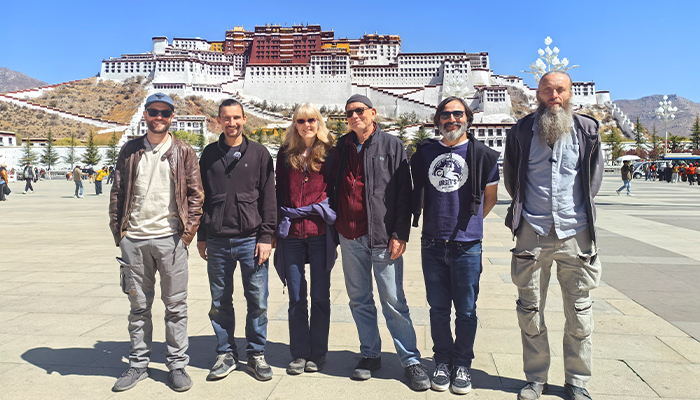 The iconic Potala Palace in Lhasa