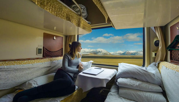 Tibet train soft sleeper