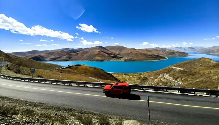 Lhasa to Shigatse overland via Yamdrok Lake