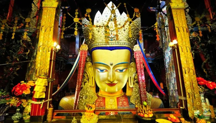 The Figure Buddha of Tashilunpo Monastery