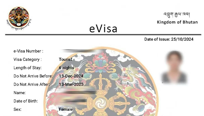 Bhutan e-Visa