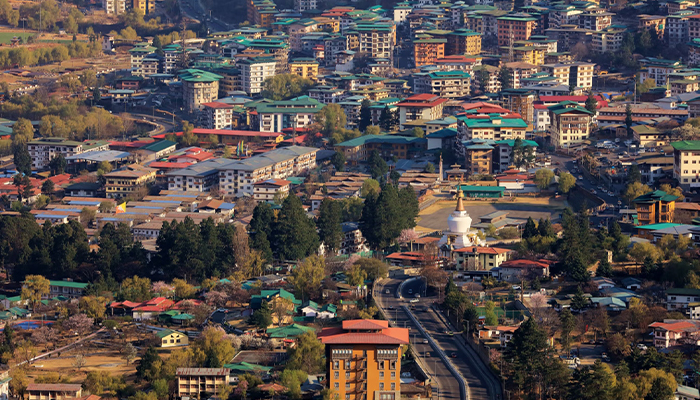 Thimphu in Bhutan