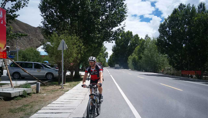June to September is the optimum weather for cycling tours