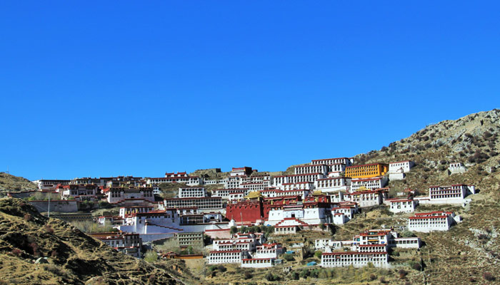 View of Ganden Monastery