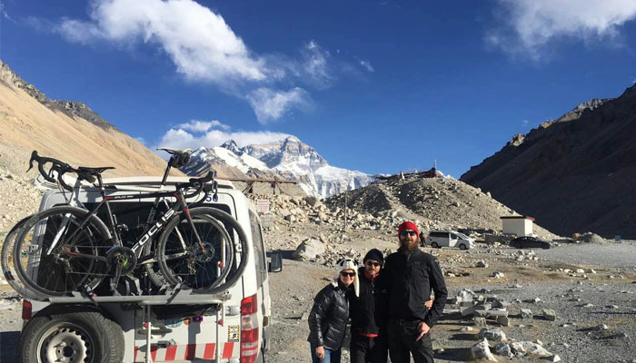 Our Tibet Tour agency support vehicle