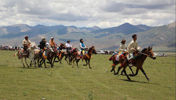 Horse Racing Festival in Tibet Nagqu