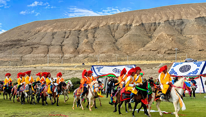 Tibetan Horse Racing at Shoton Festival