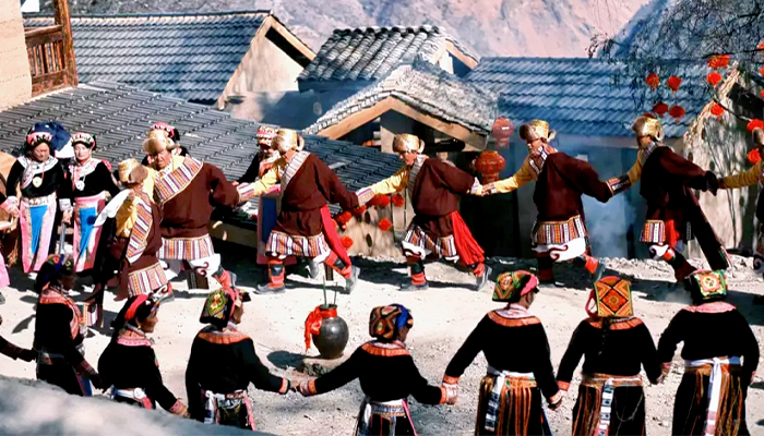 Unique Tibetan Dance