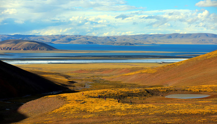 This trek offers you a vivid scenery of meadows and valleys