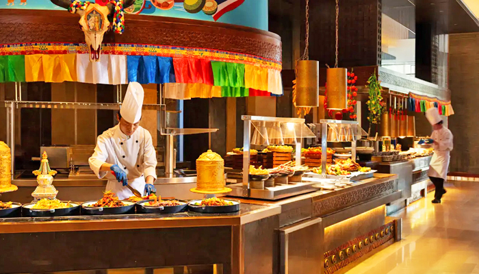 Chinese restaurant of the Shangri-La Hotel Lhasa