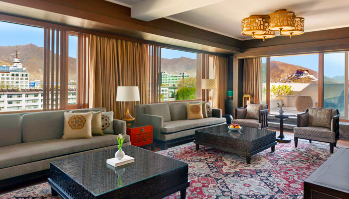 Deluxe family suite at Shangri-La Hotel Lhasa