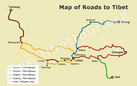 Tibet Maps