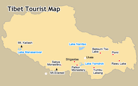 Tibet Maps