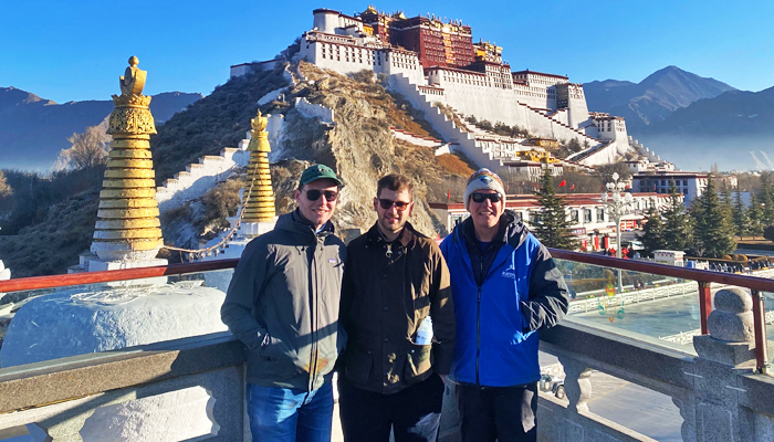 winter scenery of Potala Palace
