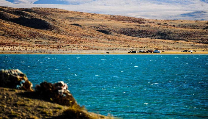 You can camp in Lake Manasarover