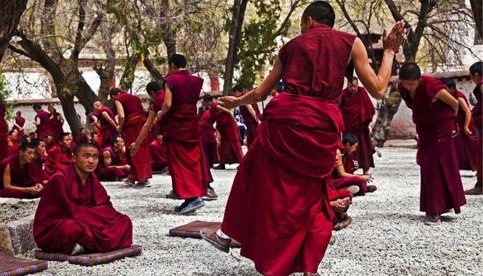 Debating Monks at Sera Monastery