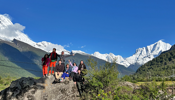 Gyirong Town scenery on the Kathmandu to Everest Base Camp route