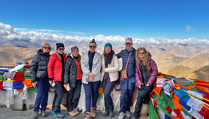 Gawula Pass Himalayan views on the Tibet Everest Base Camp route