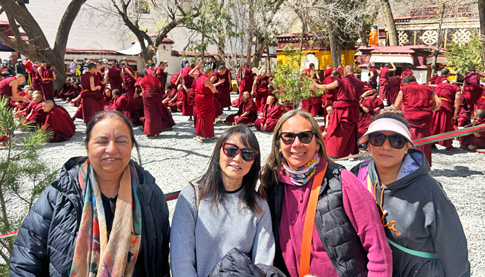 Monk debates at Sera Monastery