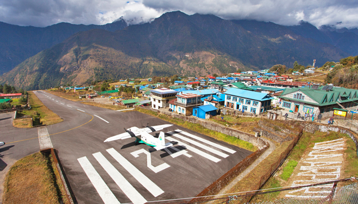 Lukla Airport on the Nepal Everest Base Camp route