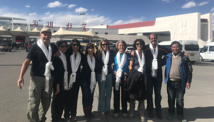 Picked up at Lhasa Airport