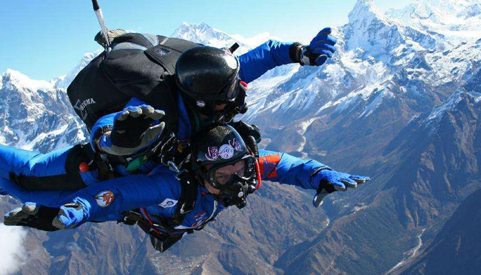 Skydive from the Everest
