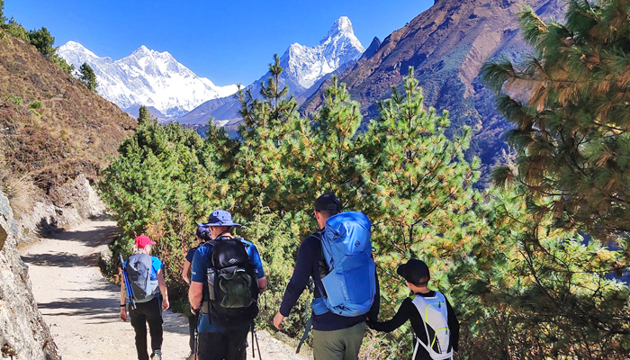 Trekking from Lukla to Everest Base Camp in Nepal