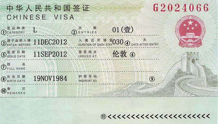 Chinese Visa