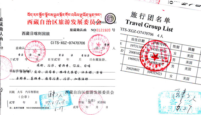 Tibet Travel Permit