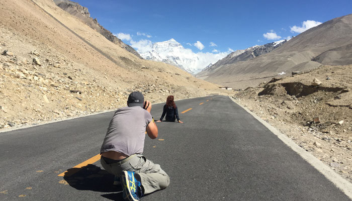 The best time to take pictures of Mount Everest