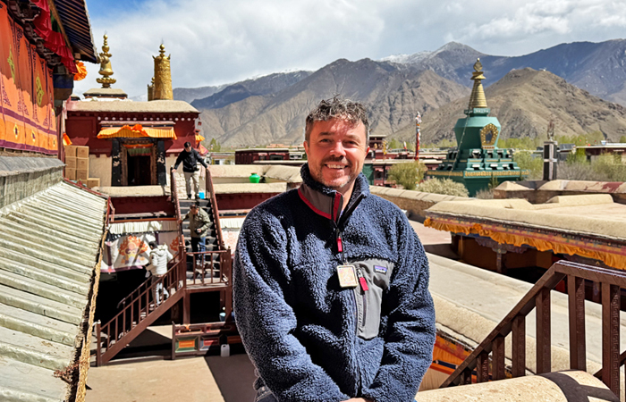 Explore the  distinctive layout of Samye Monastery