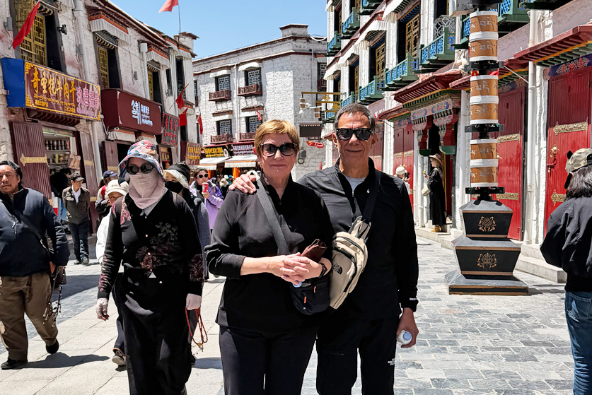Barkhor Street at Lhasa