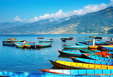Fewa Lake in Pokhara