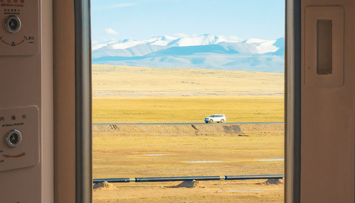 Qinghai-Tibet Railway view