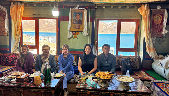 visit a local Tibetan family nearby Yamdrok Lake