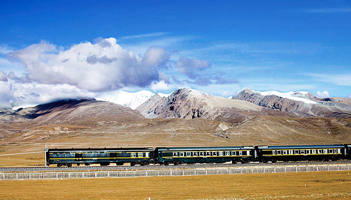 Get to Tibet by train