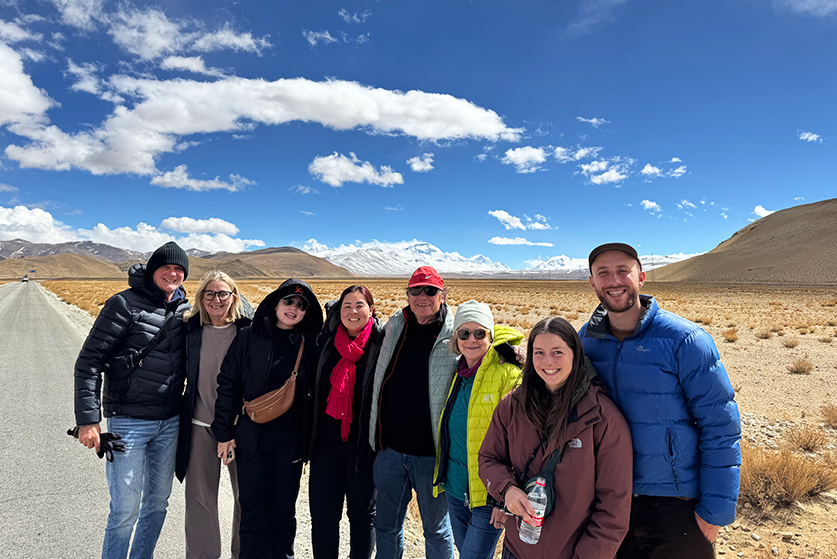 Beijing Tibet train tour clients enjoying the journey