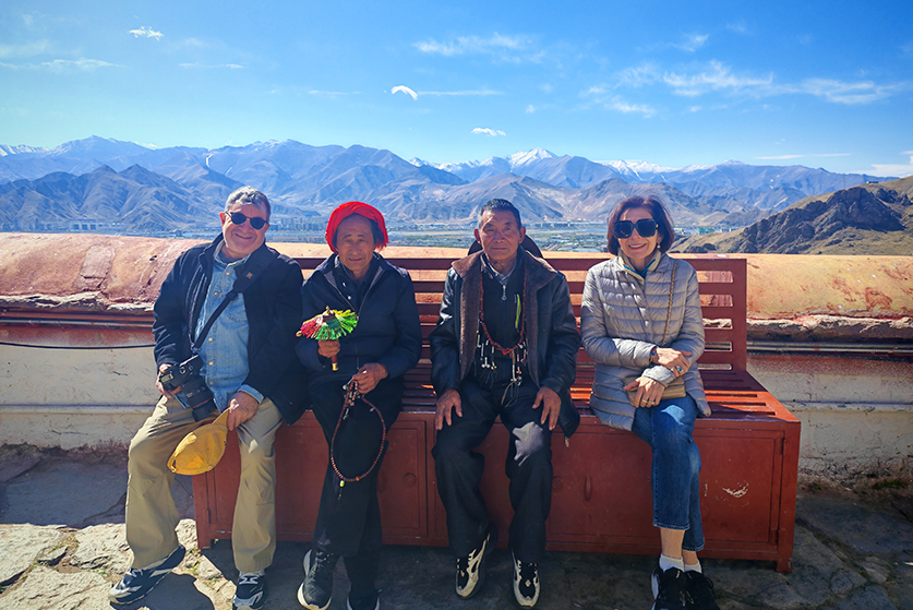 Visit to Drepung Monastery on Beijing Tibet train tour