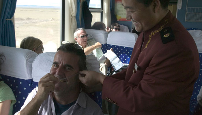 Tibet train oxygen supply