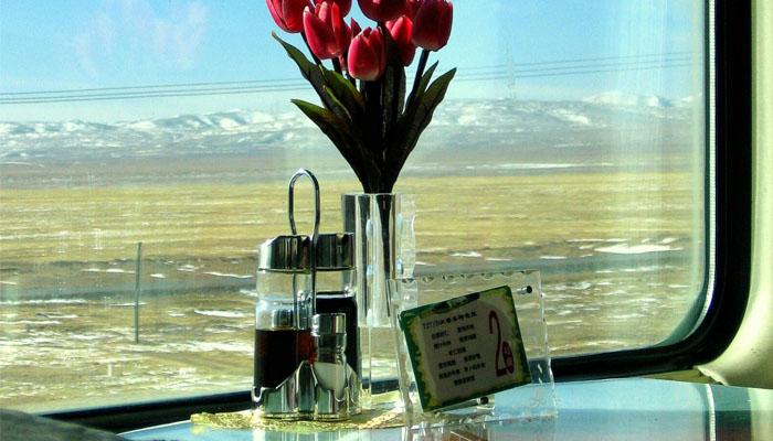 Enjoy fascinating landscapes through the wide windows