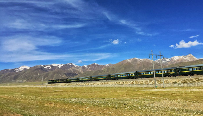 Shanghai Tibet train view