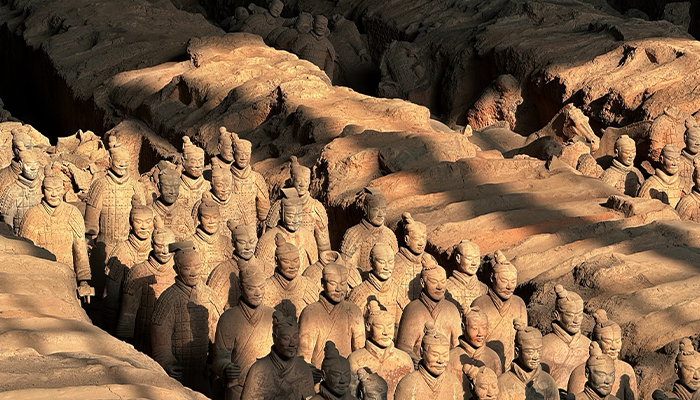 The famous Terracotta Warriors in Xi&rsquo;an
