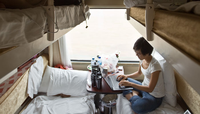 Tibet train soft sleeper
