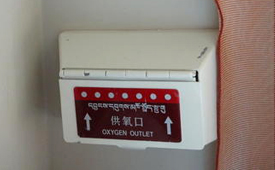 oxygen supply on Tibet train