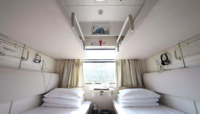 Tibet train soft sleeper