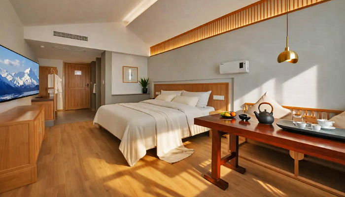 Comfortable room at Lhasa ChunQiu Oxygen-Rich Hotel
