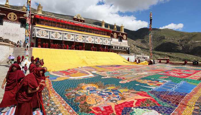 Drepung Monastery Thangka Unveiling Festival